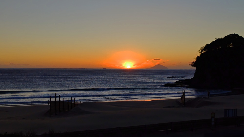 伊豆白浜の朝日